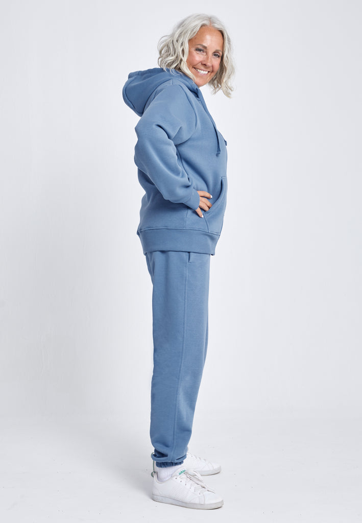 Mädchen & Damen Jogginghose Baumwolle Damen & Mädchen, grau blau von SPORTKIND