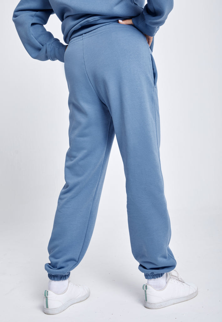 Mädchen & Damen Jogginghose Baumwolle Damen & Mädchen, grau blau von SPORTKIND