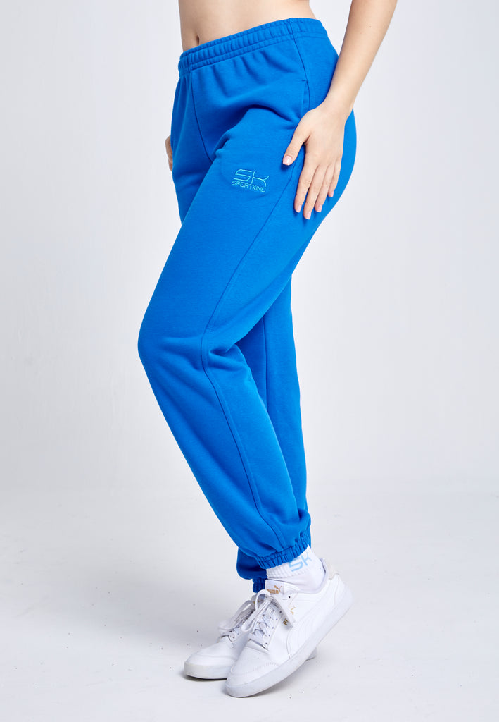 Mädchen & Damen Jogginghose Baumwolle Damen & Mädchen, kobaltblau von SPORTKIND
