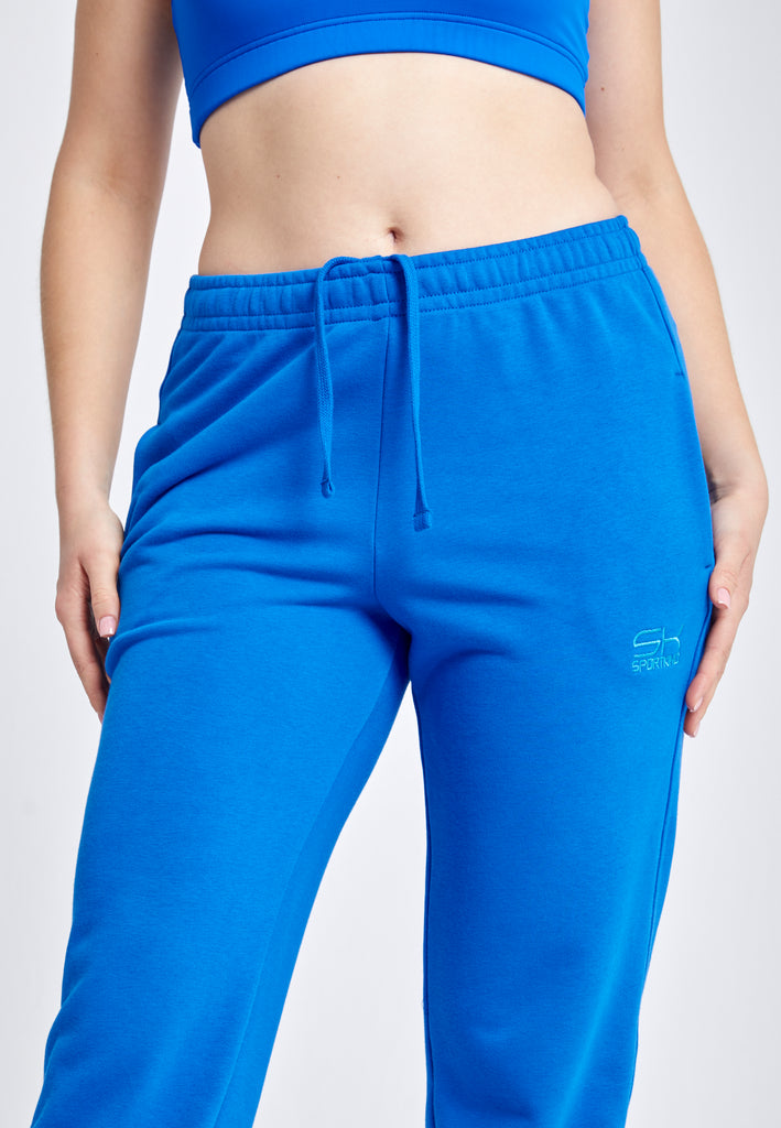Mädchen & Damen Jogginghose Baumwolle Damen & Mädchen, kobaltblau von SPORTKIND