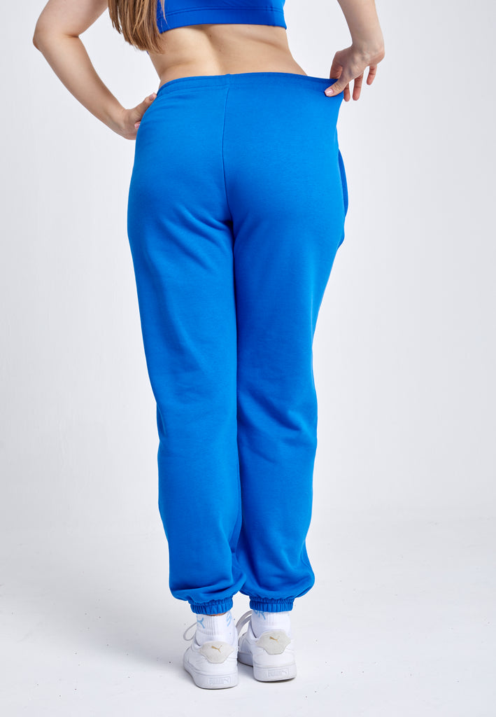 Mädchen & Damen Jogginghose Baumwolle Damen & Mädchen, kobaltblau von SPORTKIND