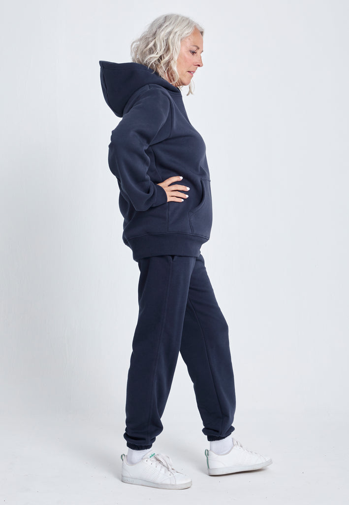 Mädchen & Damen Jogginghose Baumwolle Damen & Mädchen, navy blau von SPORTKIND