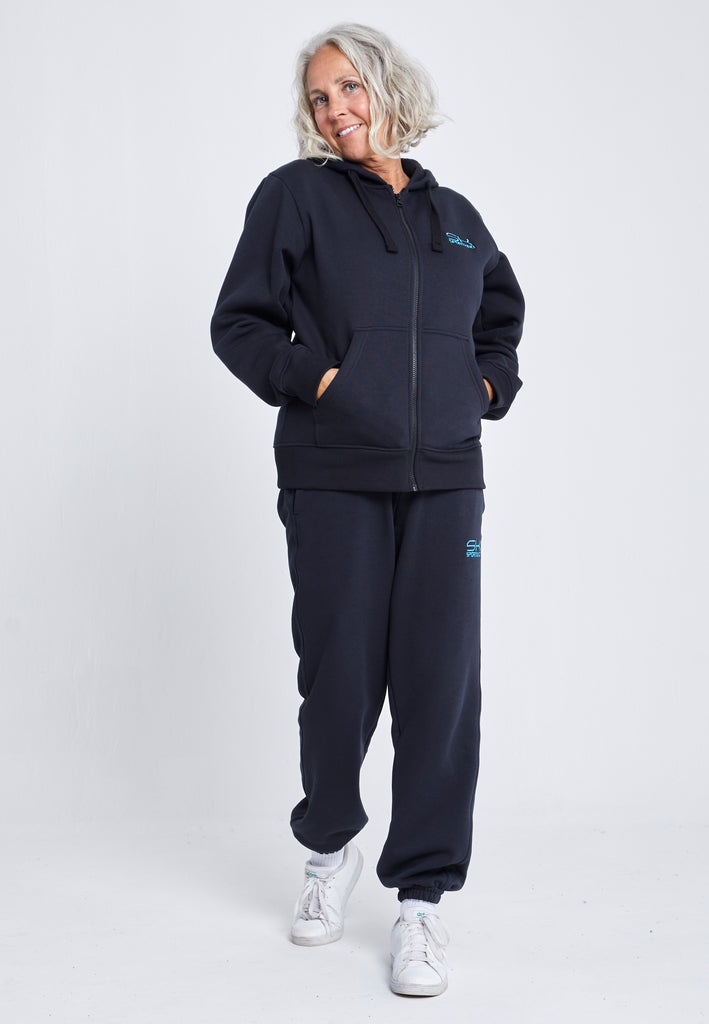 Mädchen & Damen Jogginghose Baumwolle Damen & Mädchen, schwarz von SPORTKIND