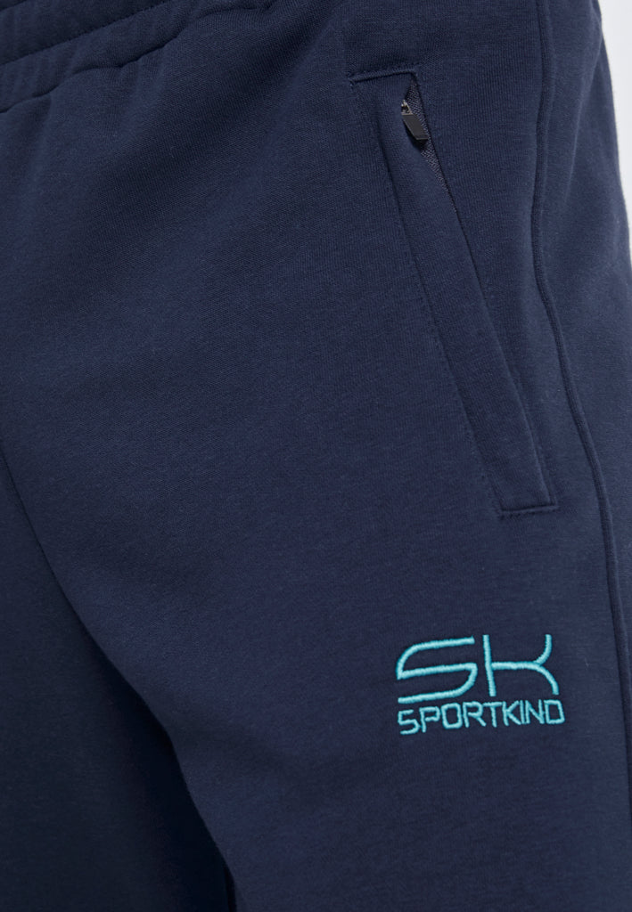 Jungen & Herren Jogginghose Baumwolle Herren & Jungen, navy blau von SPORTKIND