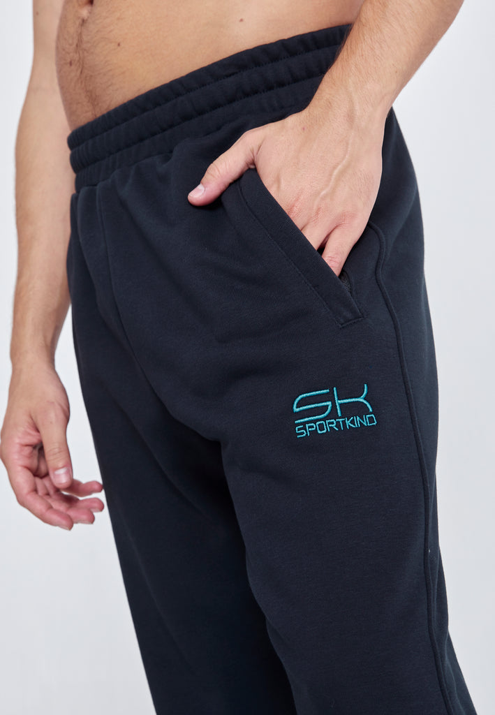 Jungen & Herren Jogginghose Baumwolle Herren & Jungen, schwarz von SPORTKIND