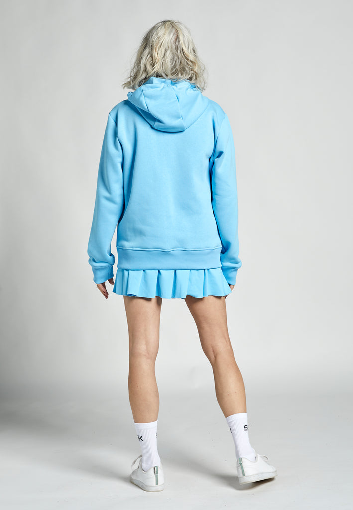 Unisex Kapuzenjacke mit Reißverschluss unisex, hellblau von SPORTKIND