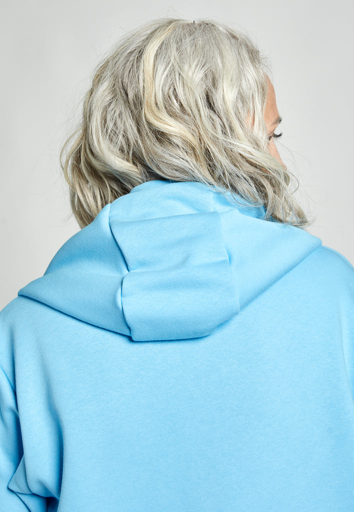 Unisex Kapuzenjacke mit Reißverschluss unisex, hellblau von SPORTKIND