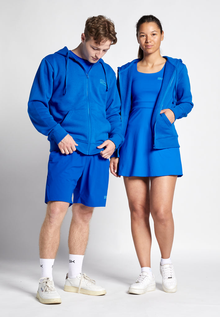 Unisex Kapuzenjacke mit Reißverschluss unisex, kobaltblau von SPORTKIND