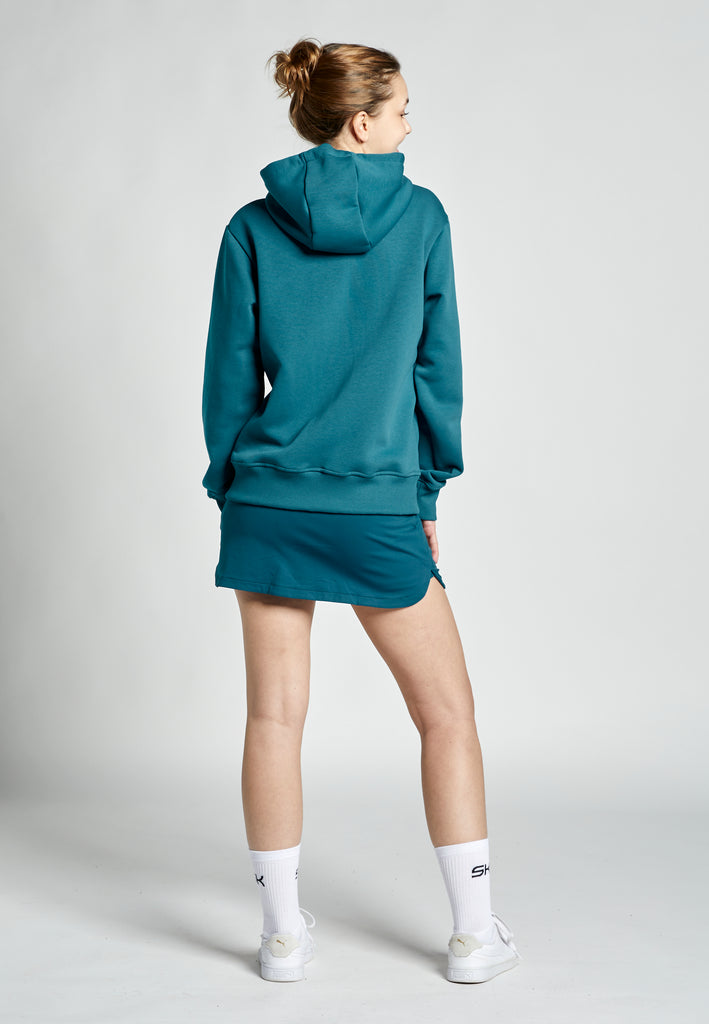 Unisex Kapuzenjacke mit Reißverschluss unisex, petrol grün von SPORTKIND