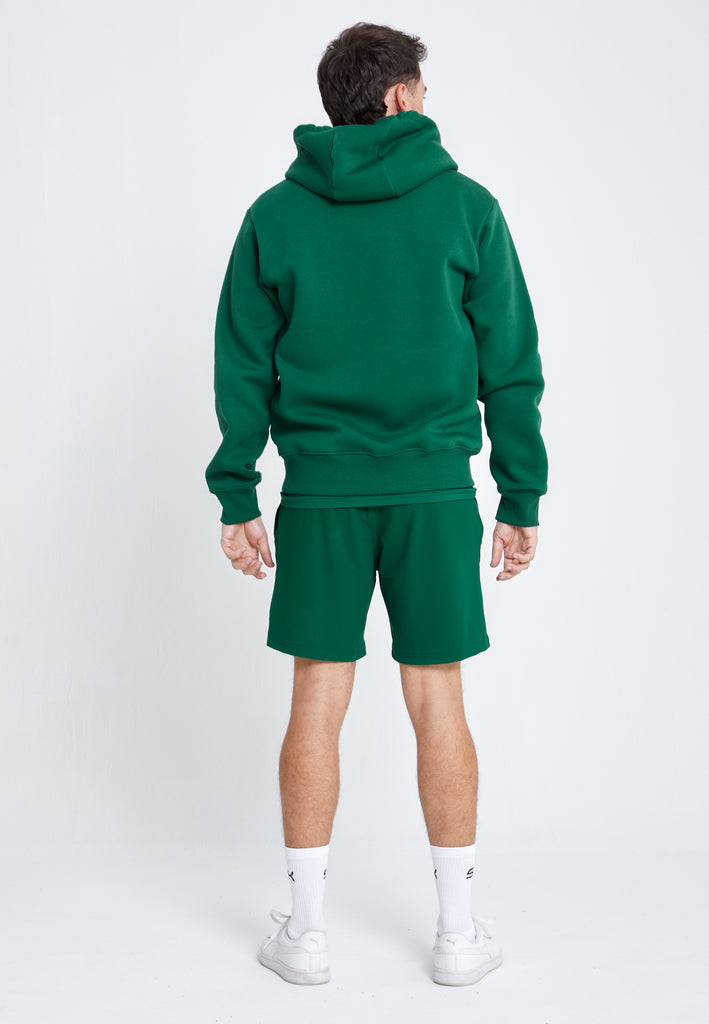 Unisex Kapuzenjacke mit Reißverschluss unisex, tannengrün von SPORTKIND