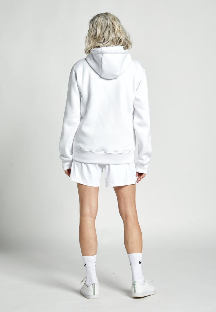 Unisex Kapuzenjacke mit Reißverschluss unisex, weiß von SPORTKIND