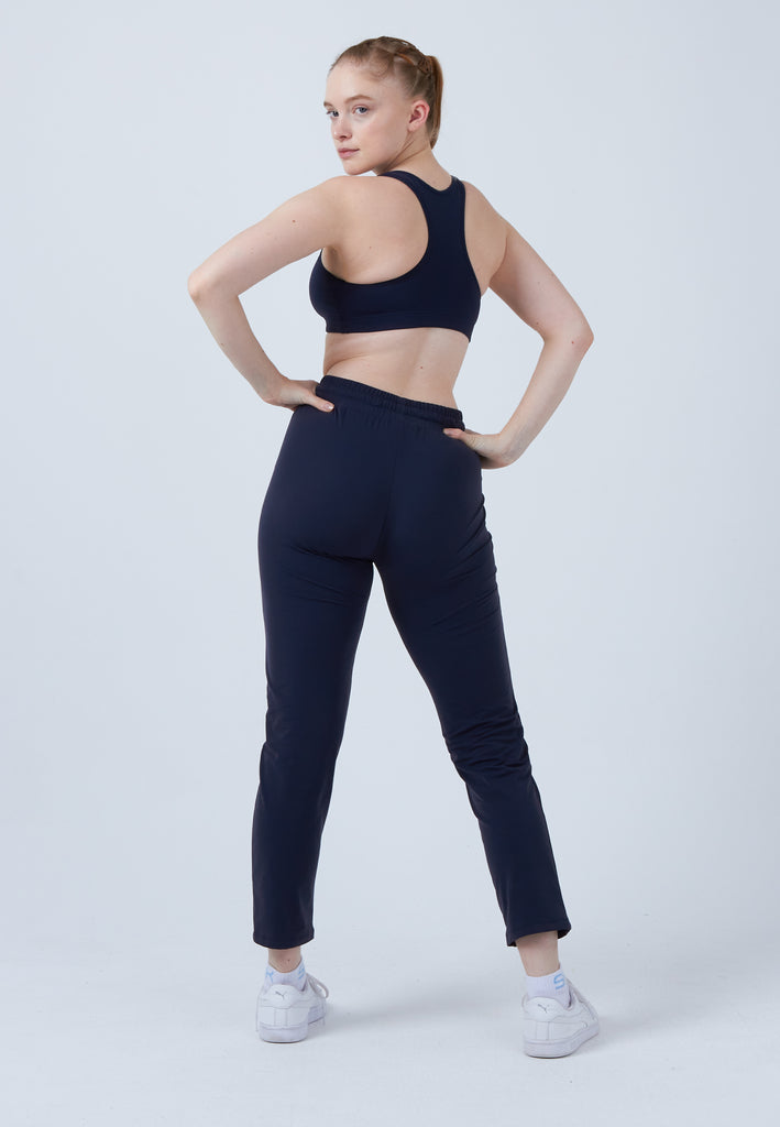 Mädchen & Damen und Gender Lange Trainingshose schmal, navy blau von SPORTKIND