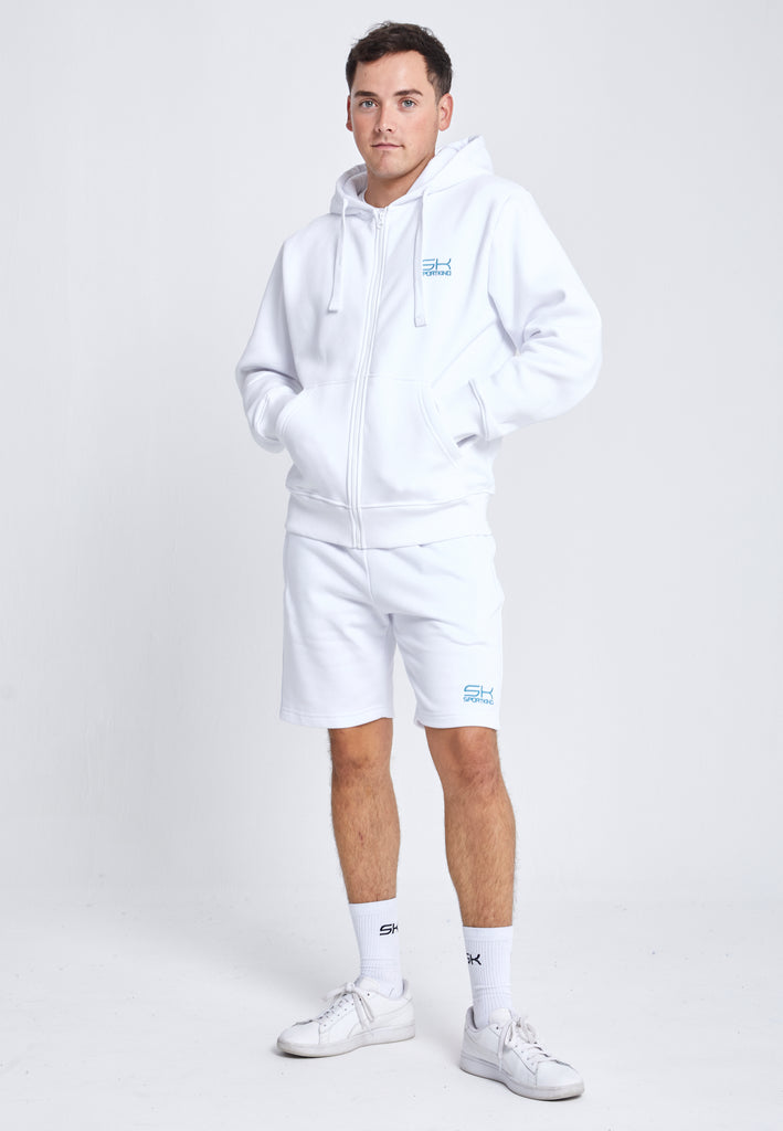 Jungen & Herren Shorts Baumwolle Herren & Jungen, weiß von SPORTKIND