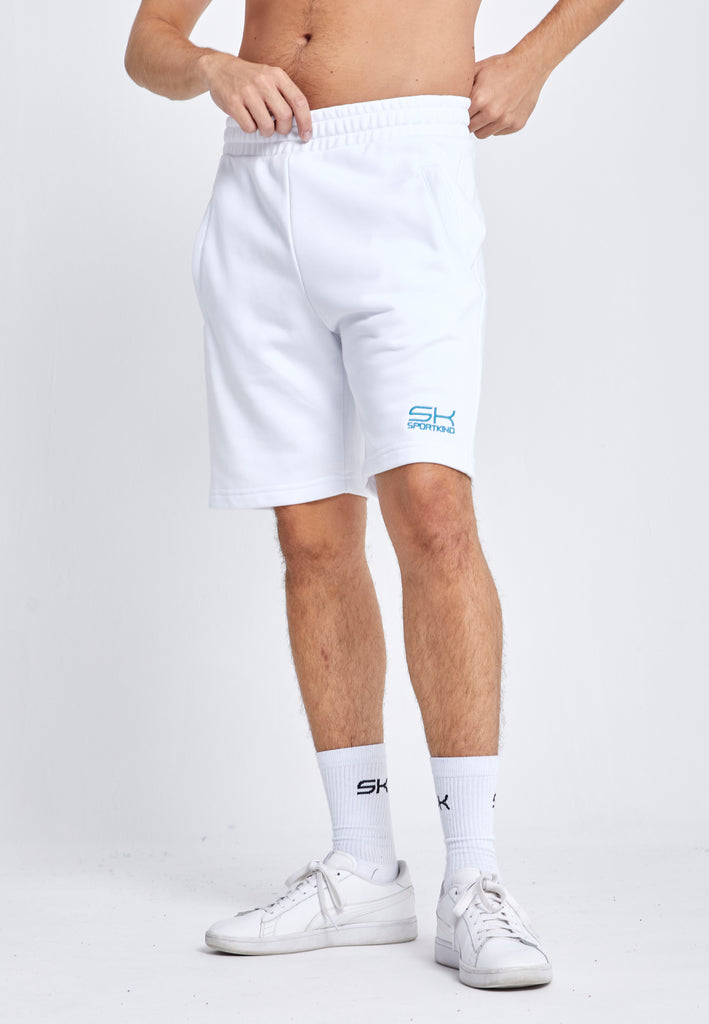 Jungen & Herren Shorts Baumwolle Herren & Jungen, weiß von SPORTKIND