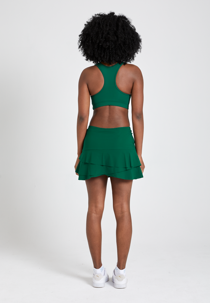 Mädchen & Damen Sport BH breite Traeger, tannengruen von SPORTKIND