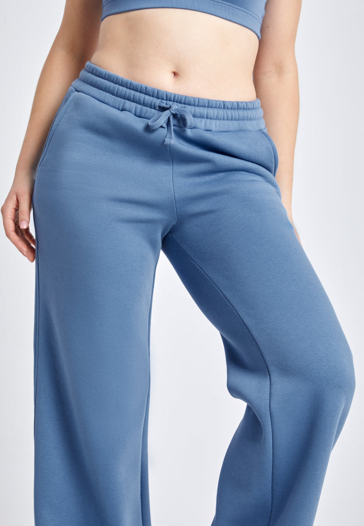 Mädchen & Damen Sweatpants Baumwolle Damen & Mädchen, grau blau von SPORTKIND