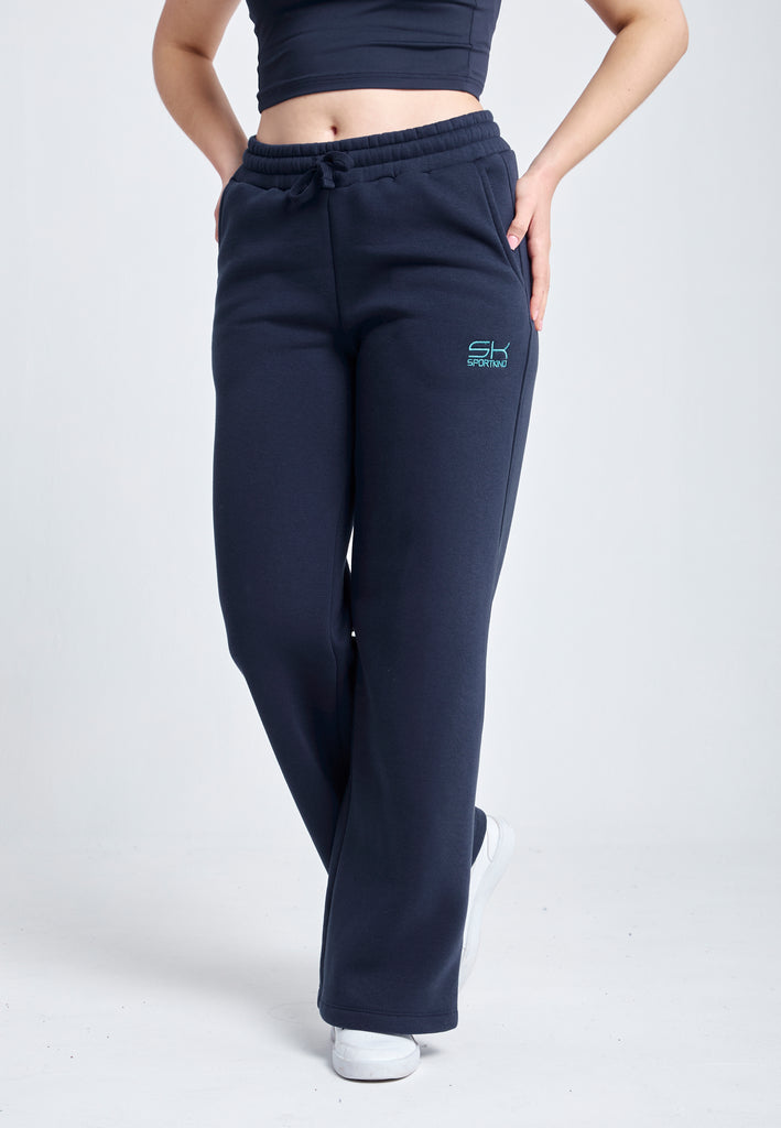 Mädchen & Damen Sweatpants Baumwolle Damen & Mädchen, navy blau von SPORTKIND