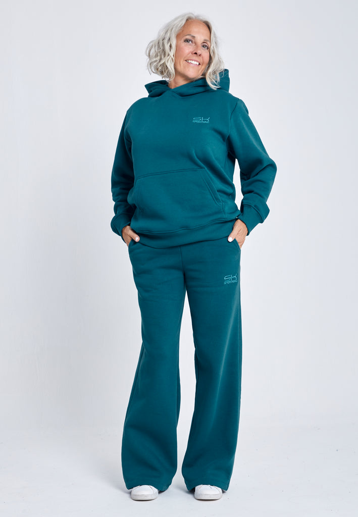 Mädchen & Damen Sweatpants Baumwolle Damen & Mädchen, petrol grün von SPORTKIND