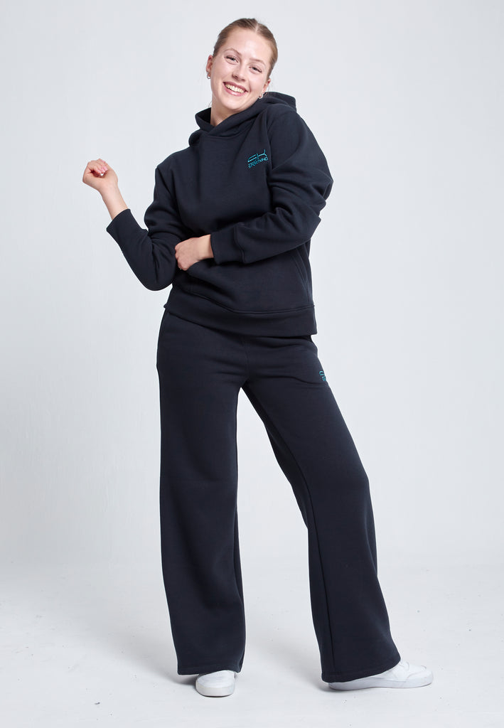 Mädchen & Damen Sweatpants Baumwolle Damen & Mädchen, schwarz von SPORTKIND