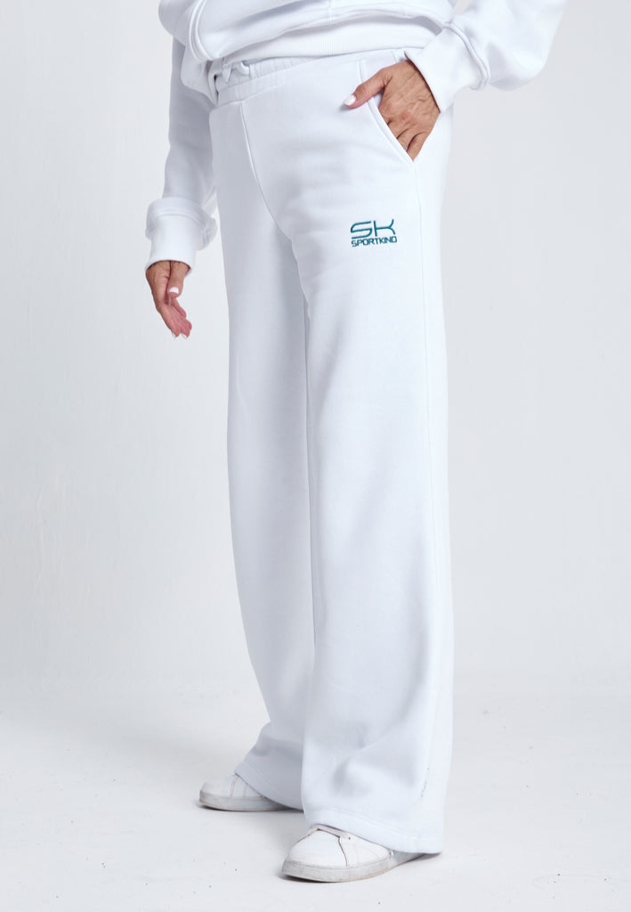 Mädchen & Damen Sweatpants Baumwolle Damen & Mädchen, weiß von SPORTKIND