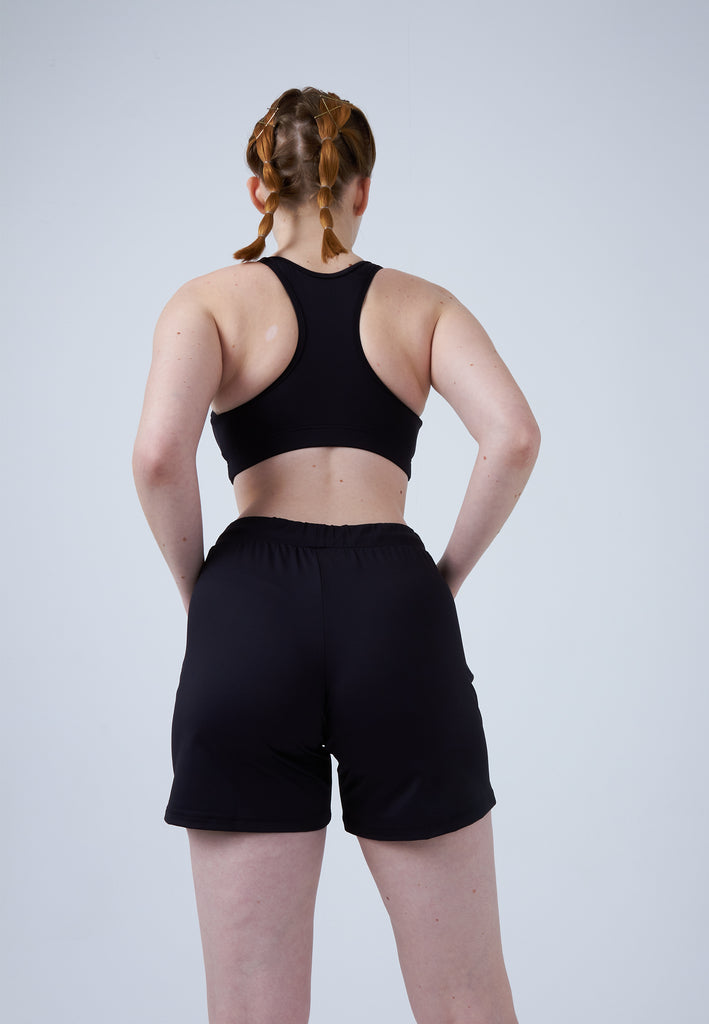 Mädchen & Damen und Gender Tennis Bermuda Shorts, schwarz von SPORTKIND