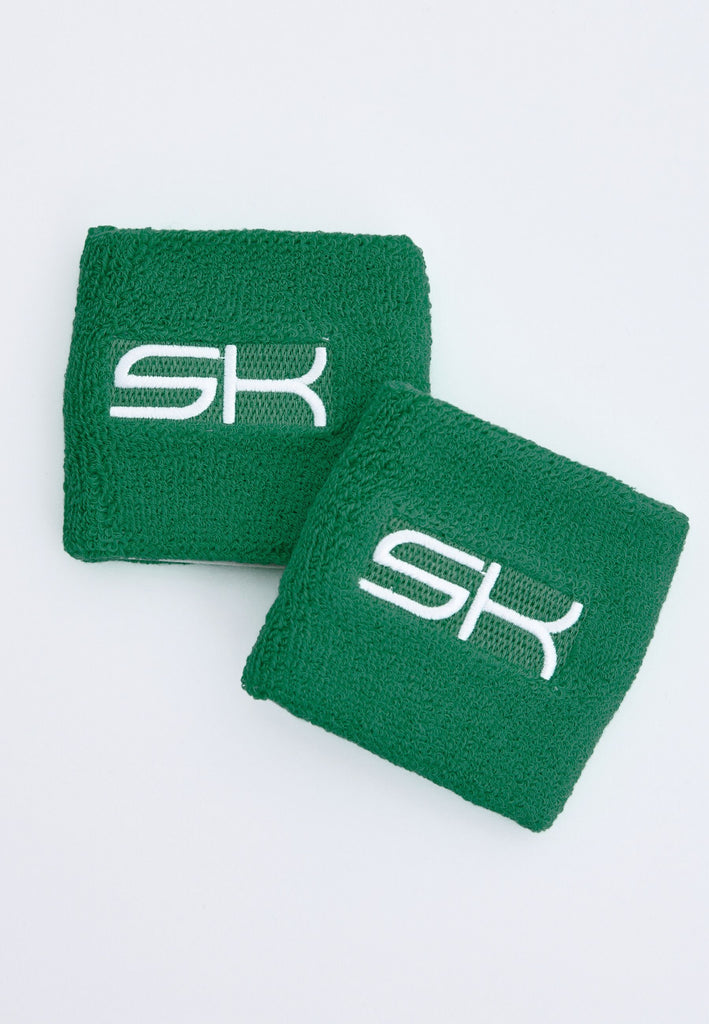 Unisex Tennis Schweißband klein 2er Set, tannengrün von SPORTKIND