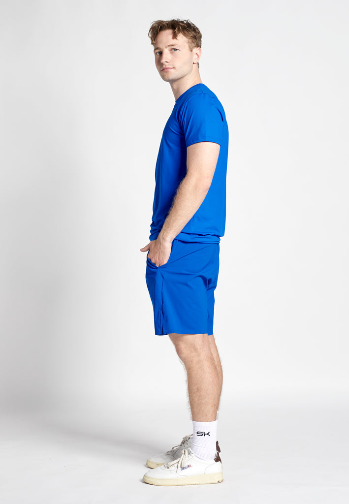 Jungen & Herren Tennis Shorts Performance fuer Herren & Jungen, kobaltblau von SPORTKIND