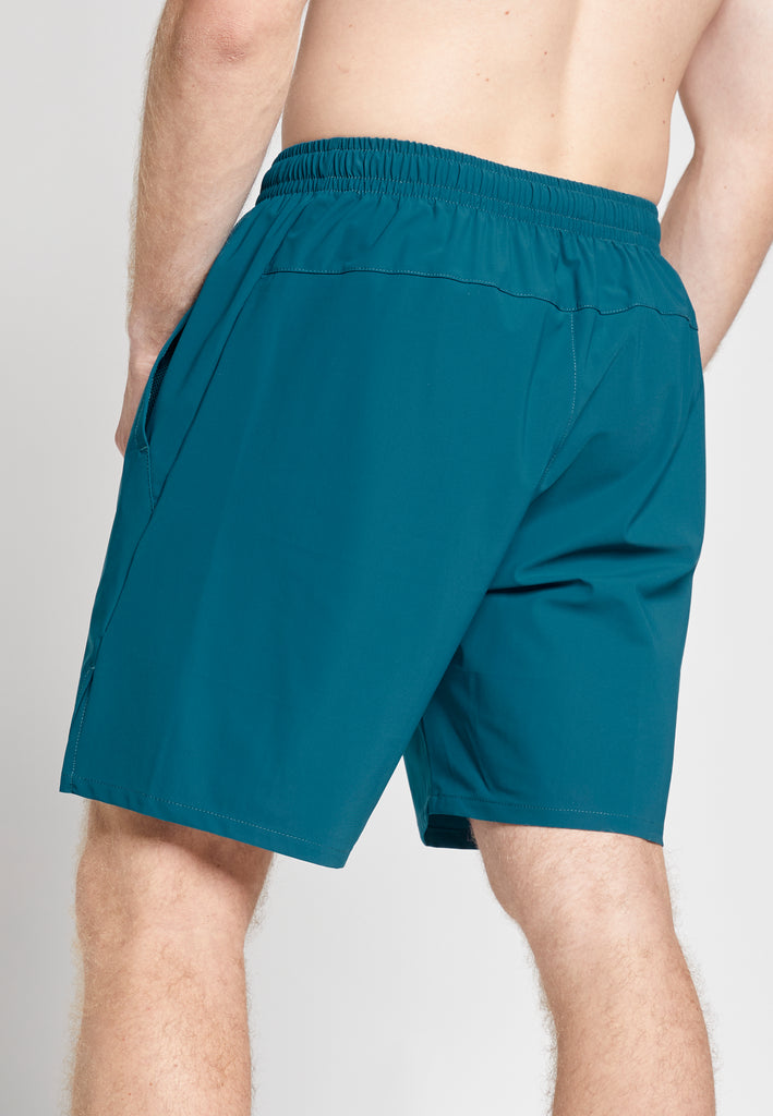 Jungen & Herren Tennis Shorts Performance fuer Herren & Jungen, petrol gruen von SPORTKIND