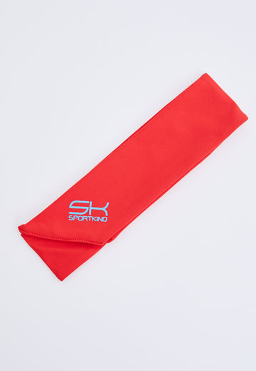 Unisex und Gender Tennis Stirnband / Schweißband, rot von SPORTKIND