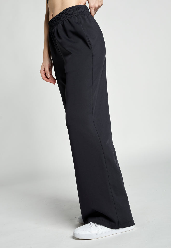 Mädchen & Damen Tennis Trainingshose weit, schwarz von SPORTKIND