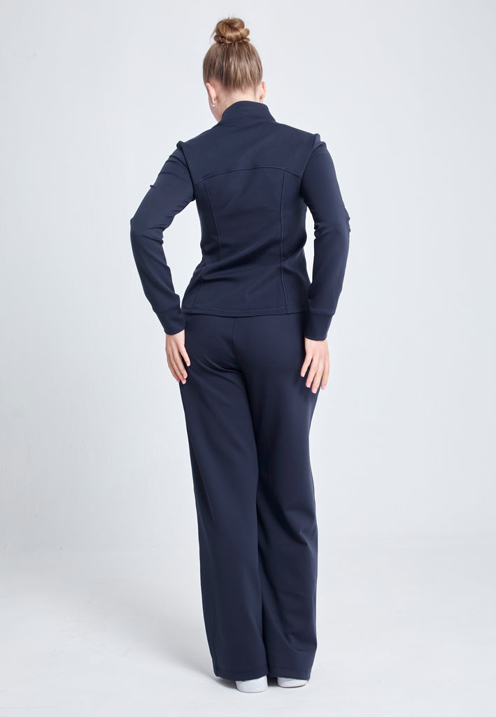 Mädchen & Damen Tennis Trainingsjacke, navy blau von SPORTKIND