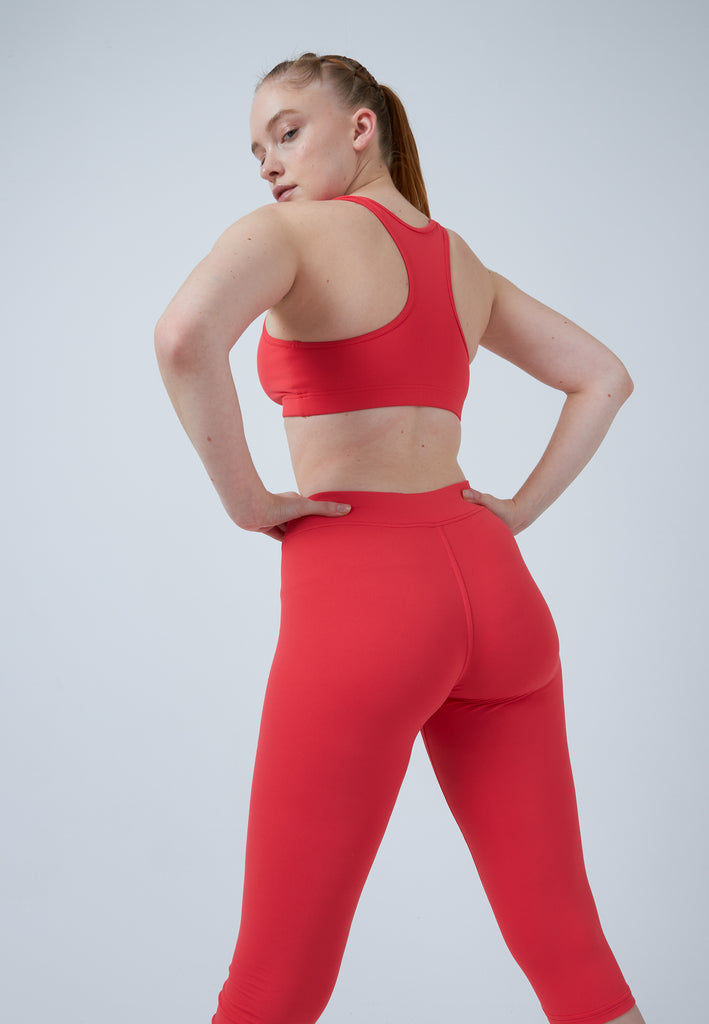 Mädchen & Damen und Gender 3/4 Sport Leggings, pfirsich von SPORTKIND