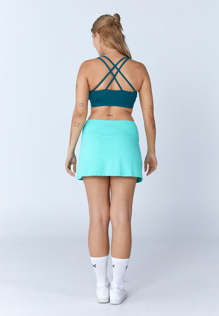 Mädchen & Damen Basic Tennisrock / Skort, mint von SPORTKIND