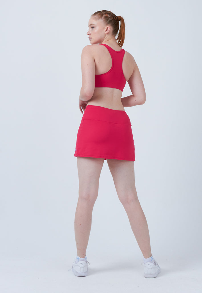 Mädchen & Damen und Gender Basic Tennisrock / Skort, pink von SPORTKIND