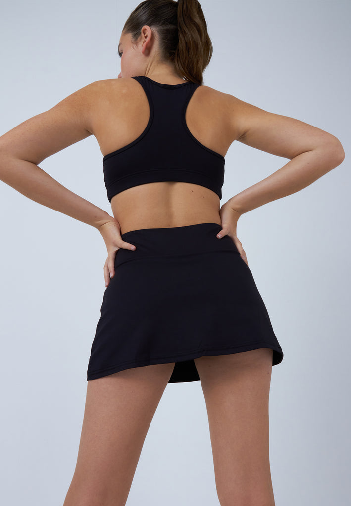 Mädchen & Damen und Gender Basic Tennisrock / Skort, schwarz von SPORTKIND