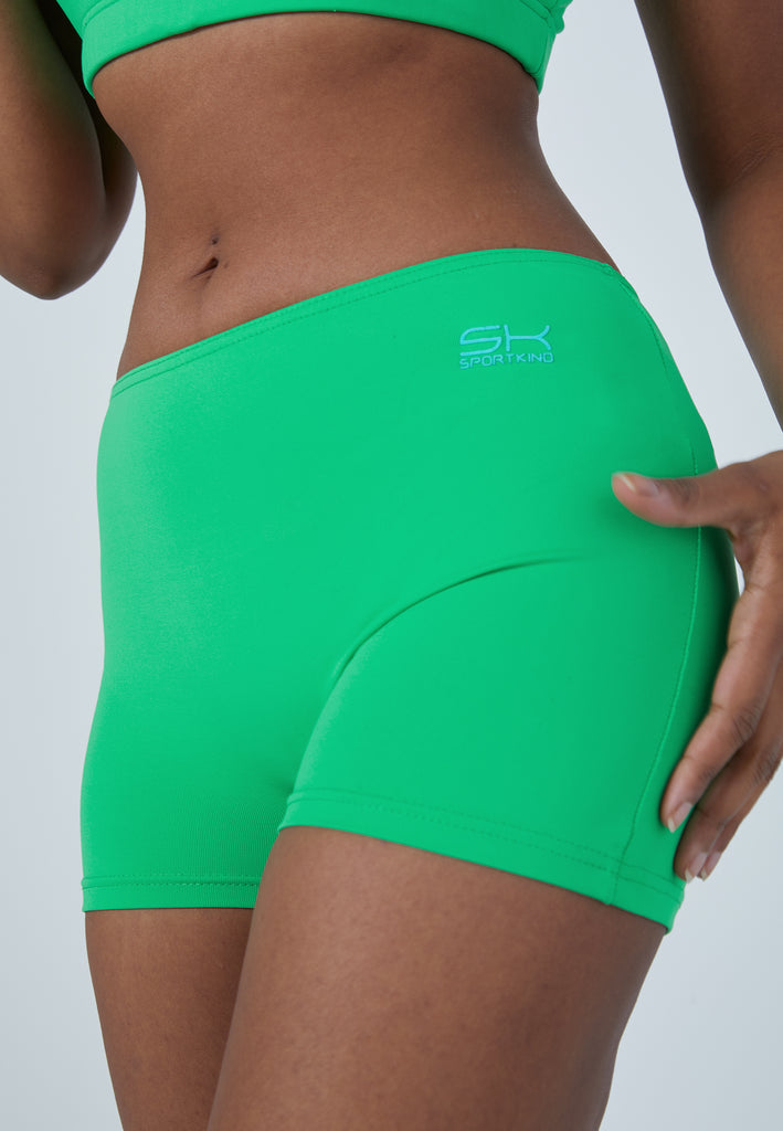 Mädchen & Damen und Gender Kurze Tennishose / Ballhose, grün von SPORTKIND
