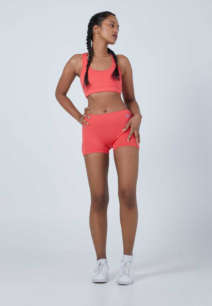 Mädchen & Damen und Gender Kurze Tennishose / Ballhose, pfirsich von SPORTKIND