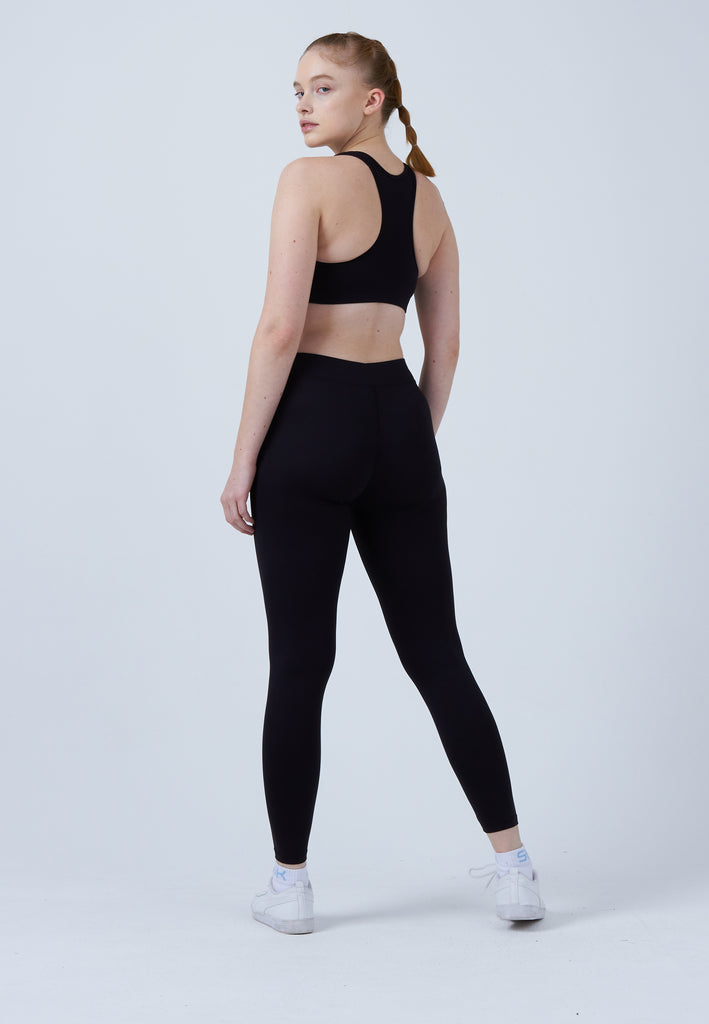 Mädchen & Damen und Gender Sport Leggings lang, schwarz von SPORTKIND