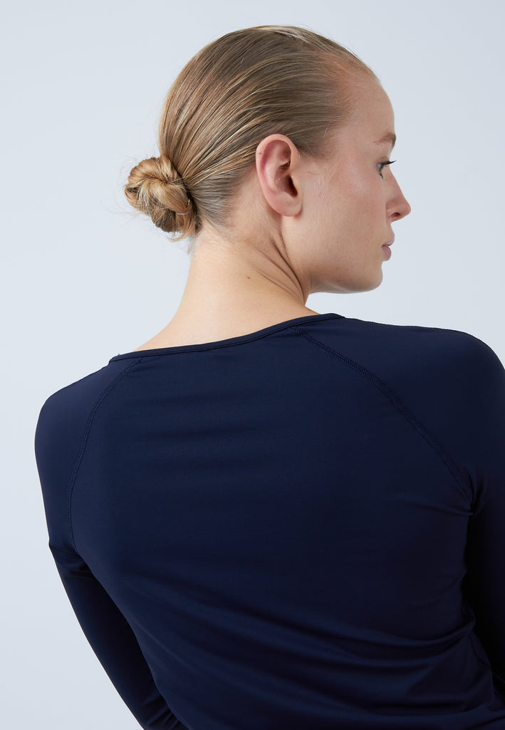 Mädchen & Damen und Gender Tennis 3/4-Longsleeve Shirt, navy blau von SPORTKIND