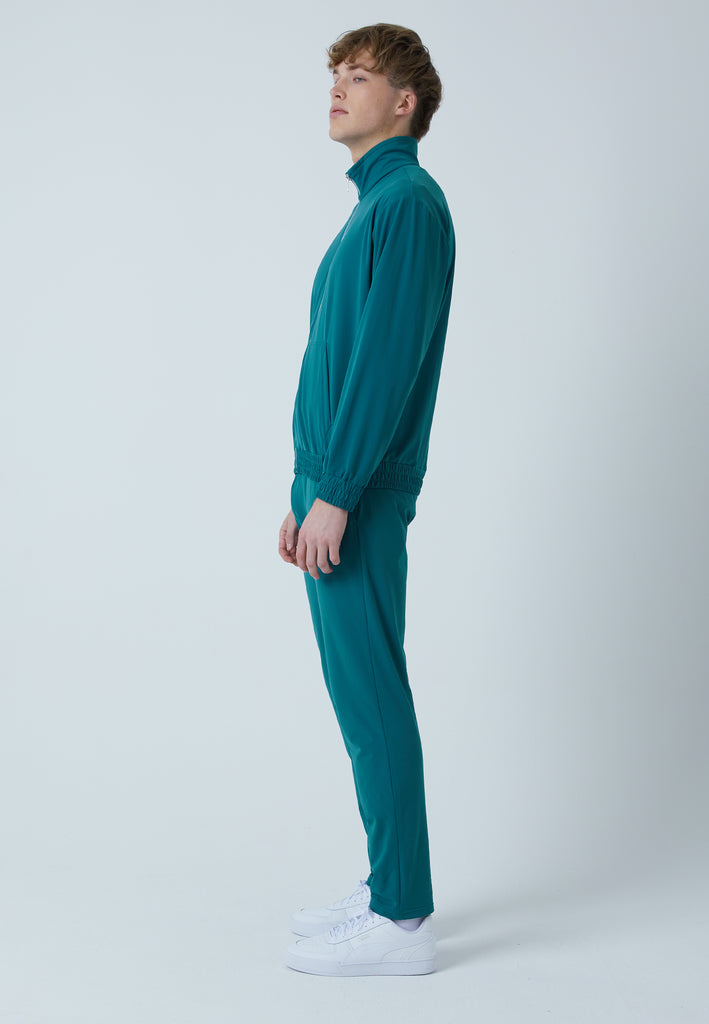 Jungen & Herren und Gender Tennis Court Joggingjacke, petrol grün von SPORTKIND