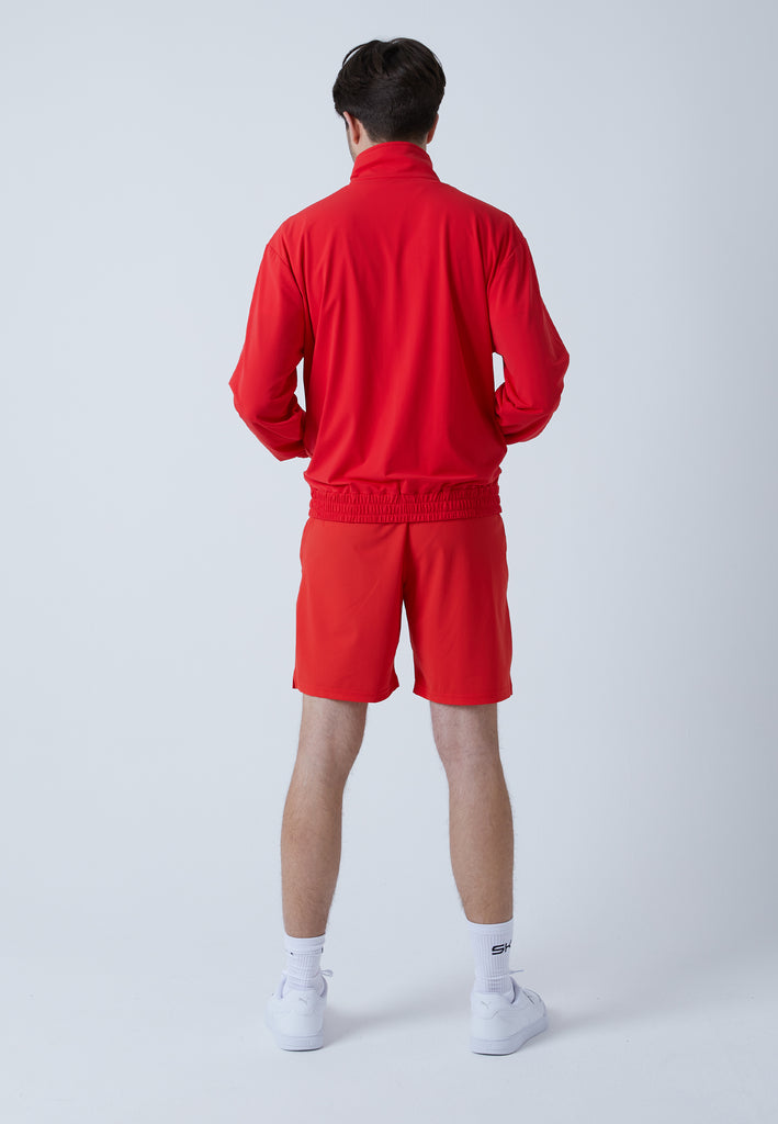 Jungen & Herren und Gender Tennis Court Joggingjacke, rot von SPORTKIND