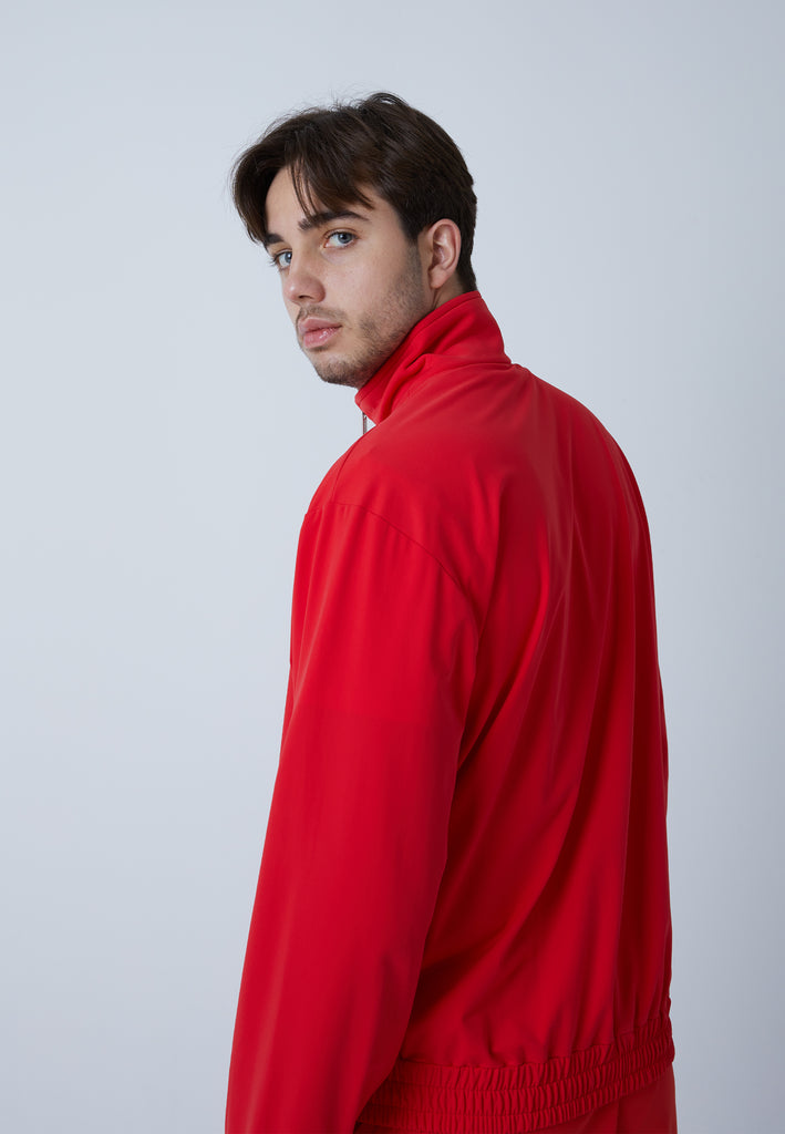 Jungen & Herren und Gender Tennis Court Joggingjacke, rot von SPORTKIND