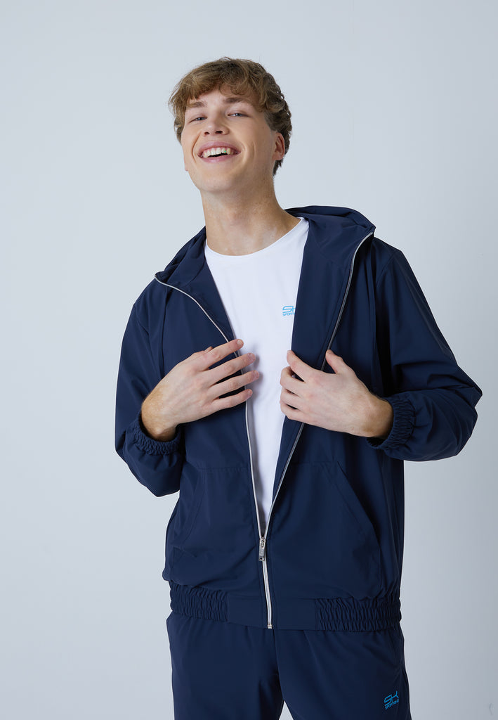 Jungen & Herren und Gender Tennis Cross Trainingsjacke, navy blau von SPORTKIND