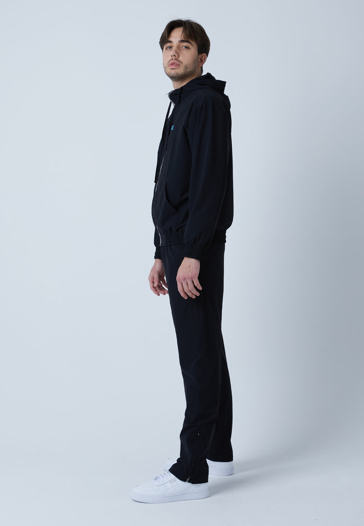 Jungen & Herren und Gender Tennis Cross Trainingsjacke, schwarz von SPORTKIND