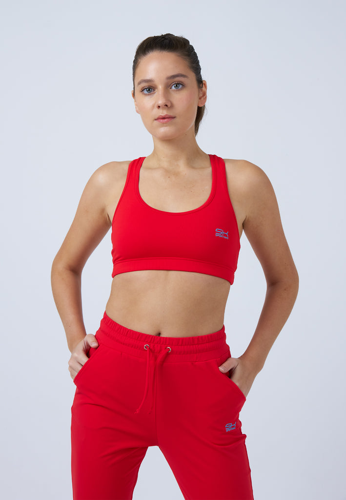 Mädchen & Damen und Gender Tennis Jogginghose Damen & Mädchen, rot von SPORTKIND