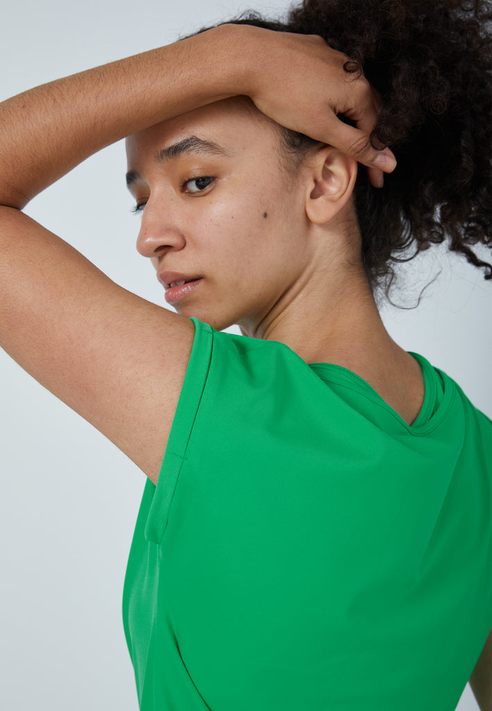 Mädchen & Damen und Gender Tennis Loose Fit Shirt, grün von SPORTKIND