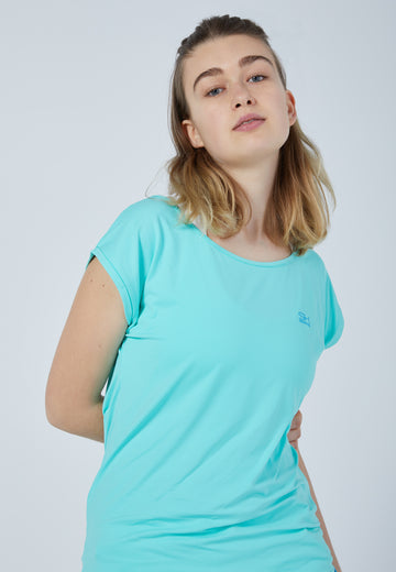 Mädchen & Damen und Gender Tennis Loose Fit Shirt, mint von SPORTKIND