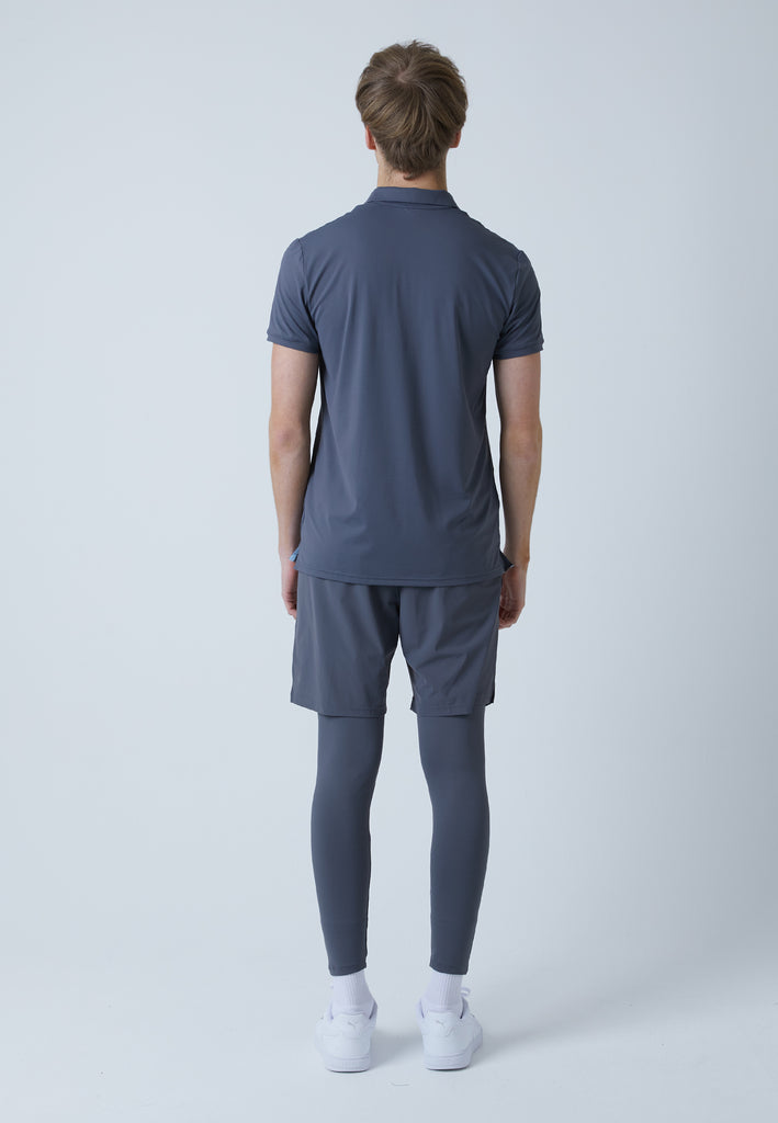 Jungen & Herren und Gender Tennis Poloshirt Herren & Jungen, grau von SPORTKIND