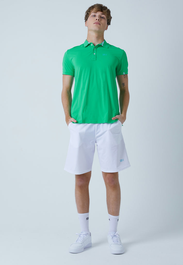 Jungen & Herren und Gender Tennis Poloshirt Herren & Jungen, grün von SPORTKIND