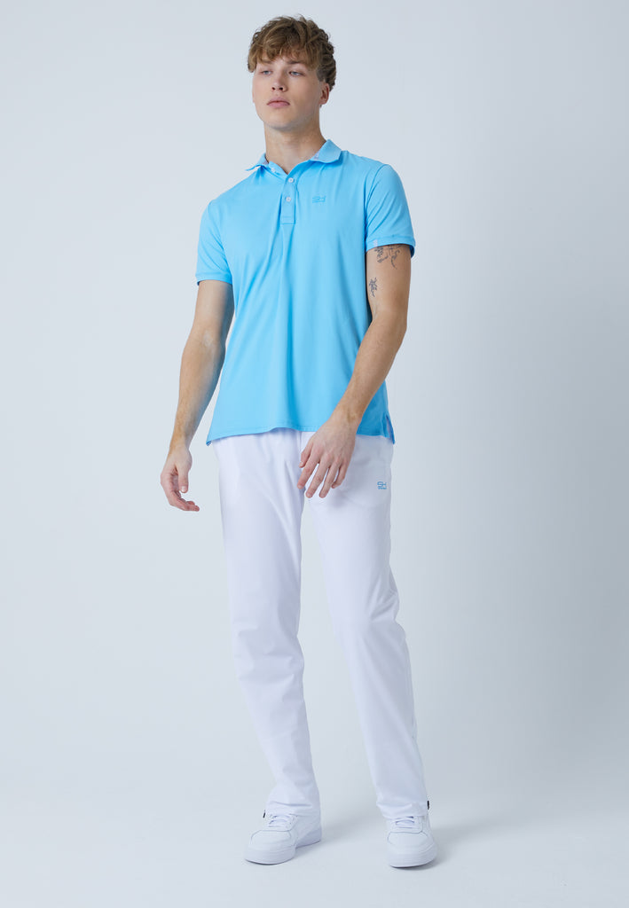 Jungen & Herren und Gender Tennis Poloshirt Herren & Jungen, hellblau von SPORTKIND
